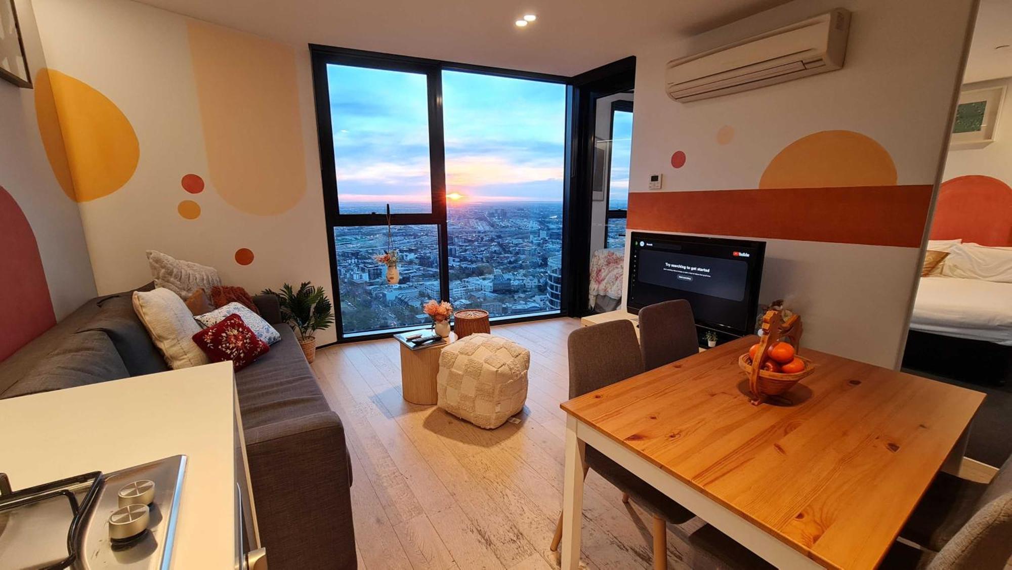 1Br Sunset Glow Central Retreat! Free Tram Zone Melbourne Exterior photo